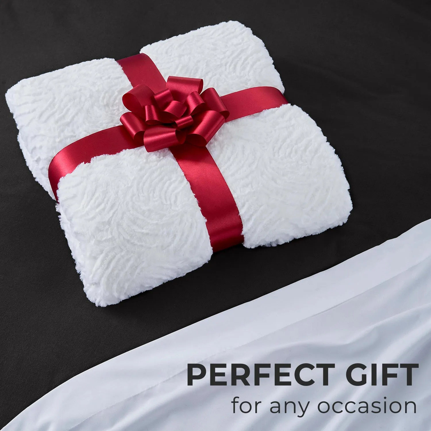 3-Piece Faux Fur Duvet Cover Set