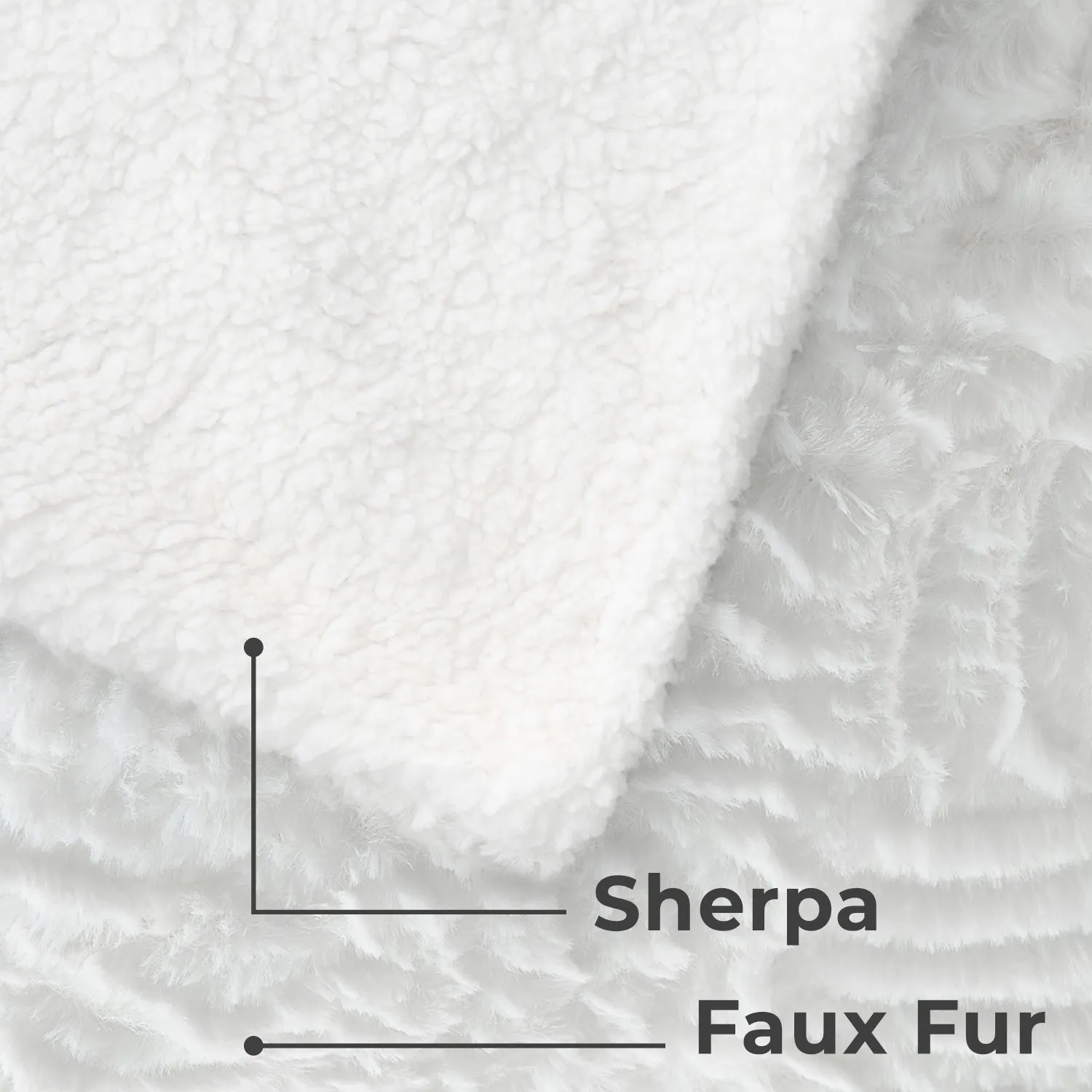 3-Piece Faux Fur Duvet Cover Set