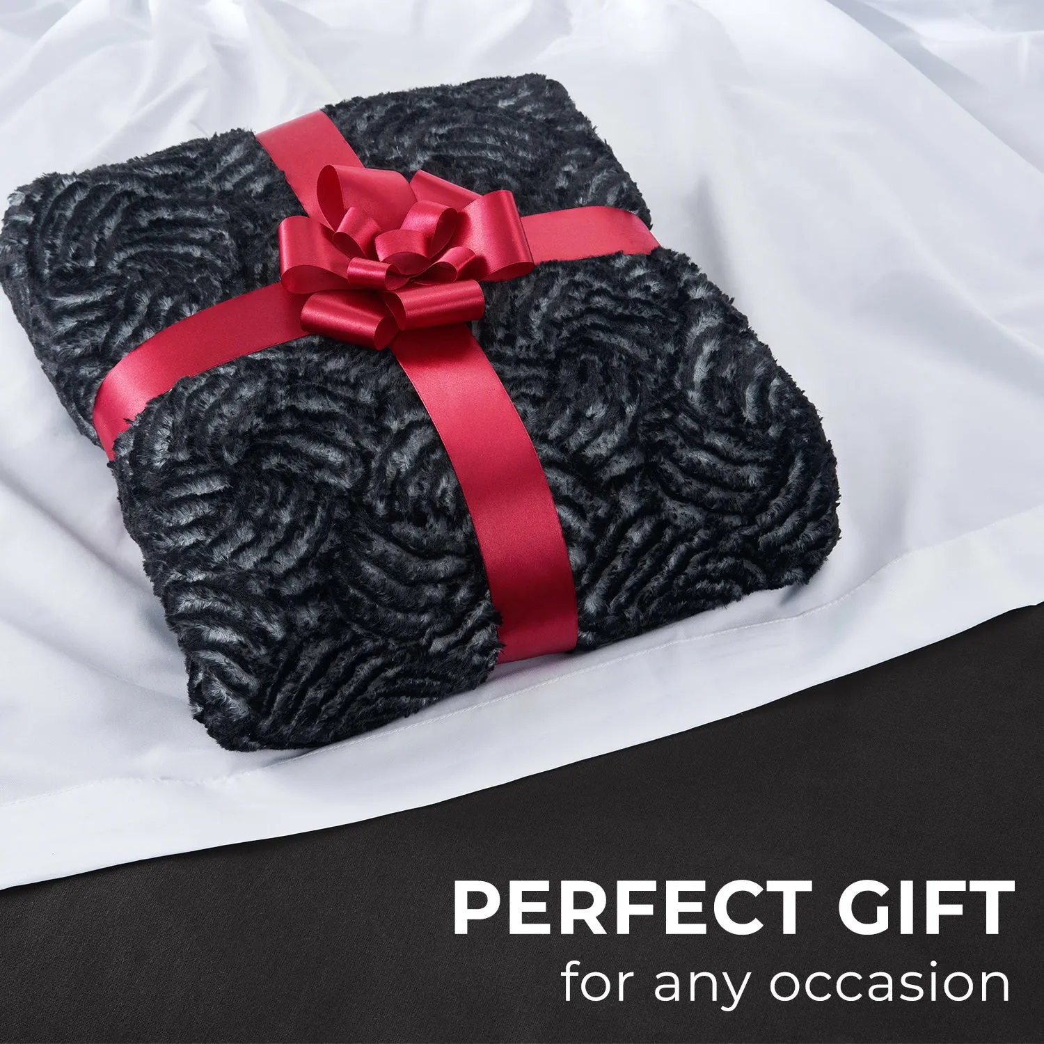 3-Piece Faux Fur Duvet Cover Set