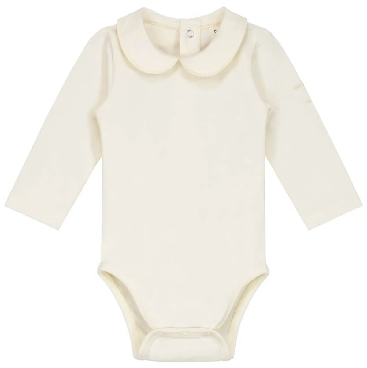 Baby Bodysuit with Collar in Cream by Gray Label