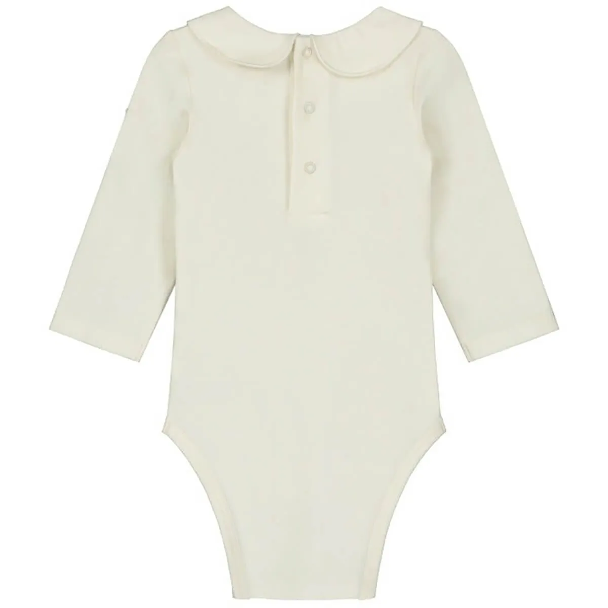 Baby Bodysuit with Collar in Cream by Gray Label