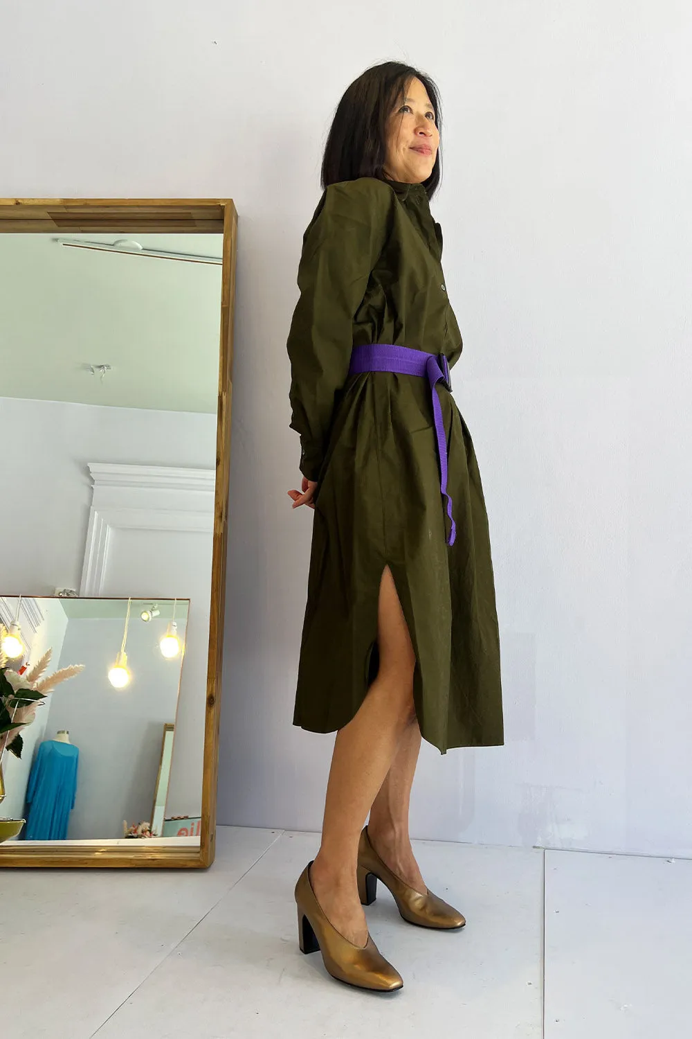 Bellerose- Gaby Dress: Ebony