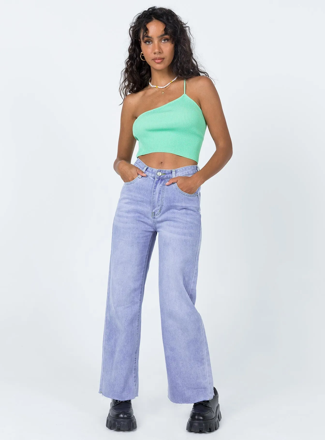 Cece Hammer Butterfly Back Denim Jeans