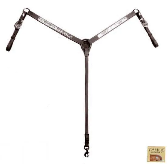 Classic Silver Show Breast Collar