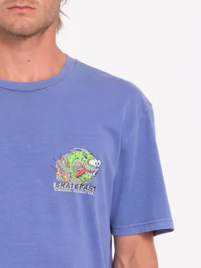 Crazee Wheel T-Shirt - Ballpoint Blue