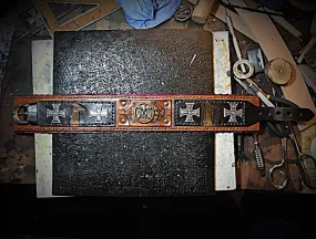 Dog Collar with German Military Insignia.