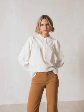 INDI & COLD Blouse Crudo 100% ORGANIC COTTON WOVEN