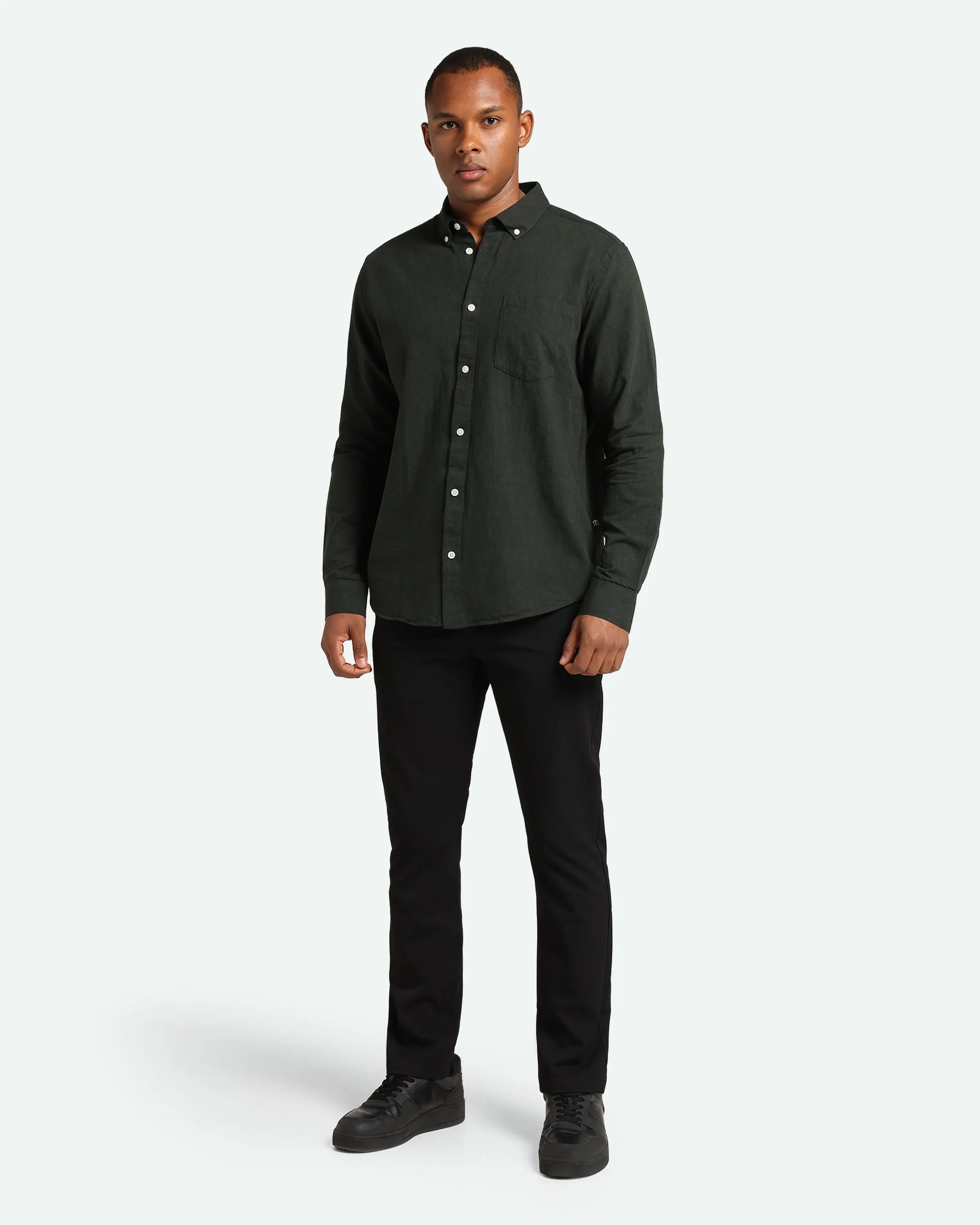 Jay 3.0 0063 Shirt - Racing Green Melange
