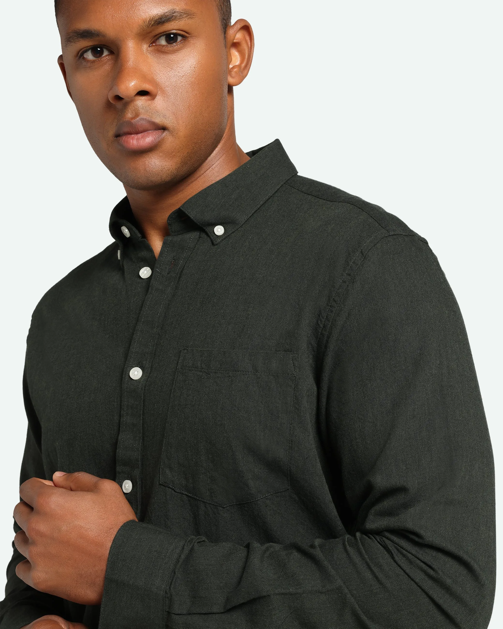 Jay 3.0 0063 Shirt - Racing Green Melange