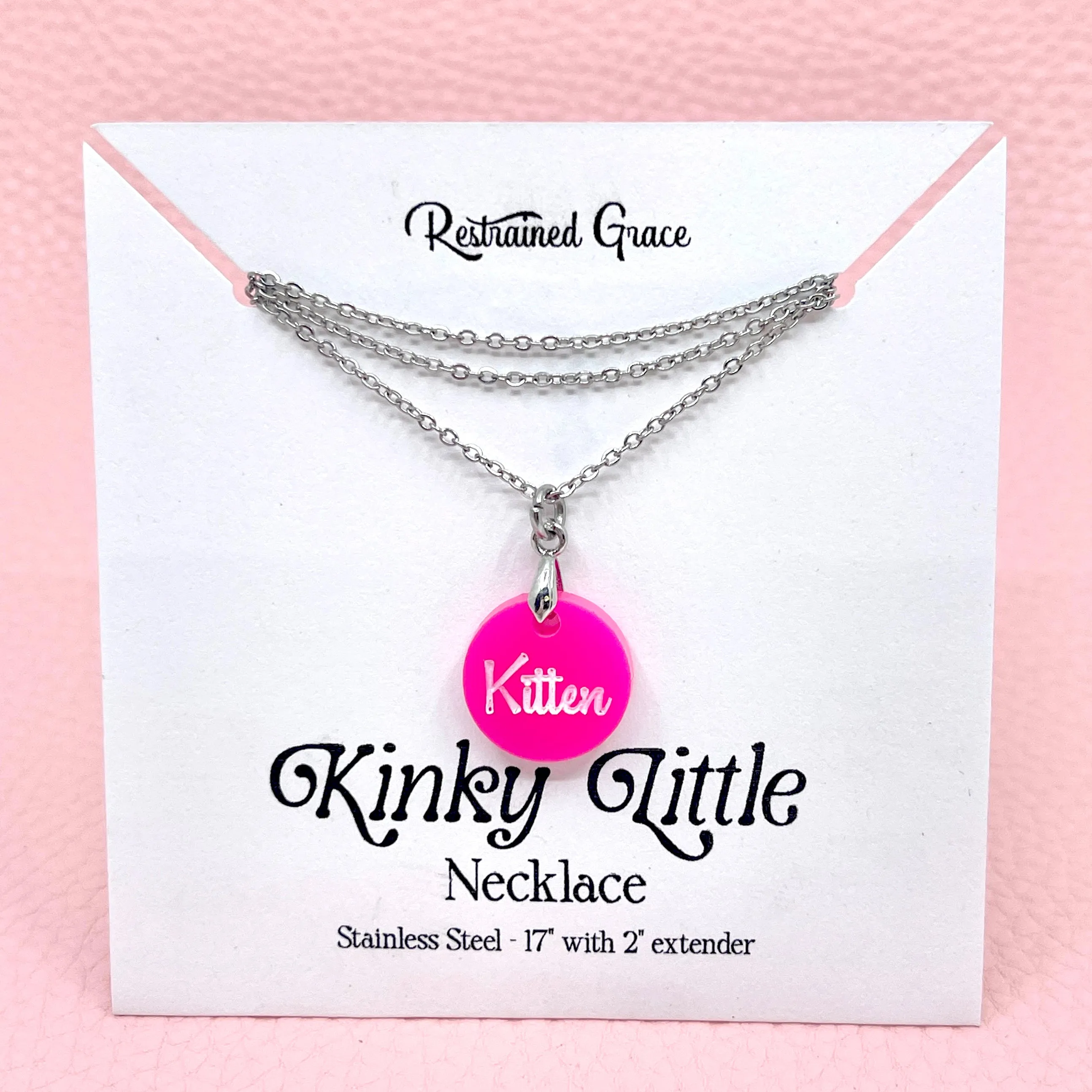 Kinky Little Kitten Necklace