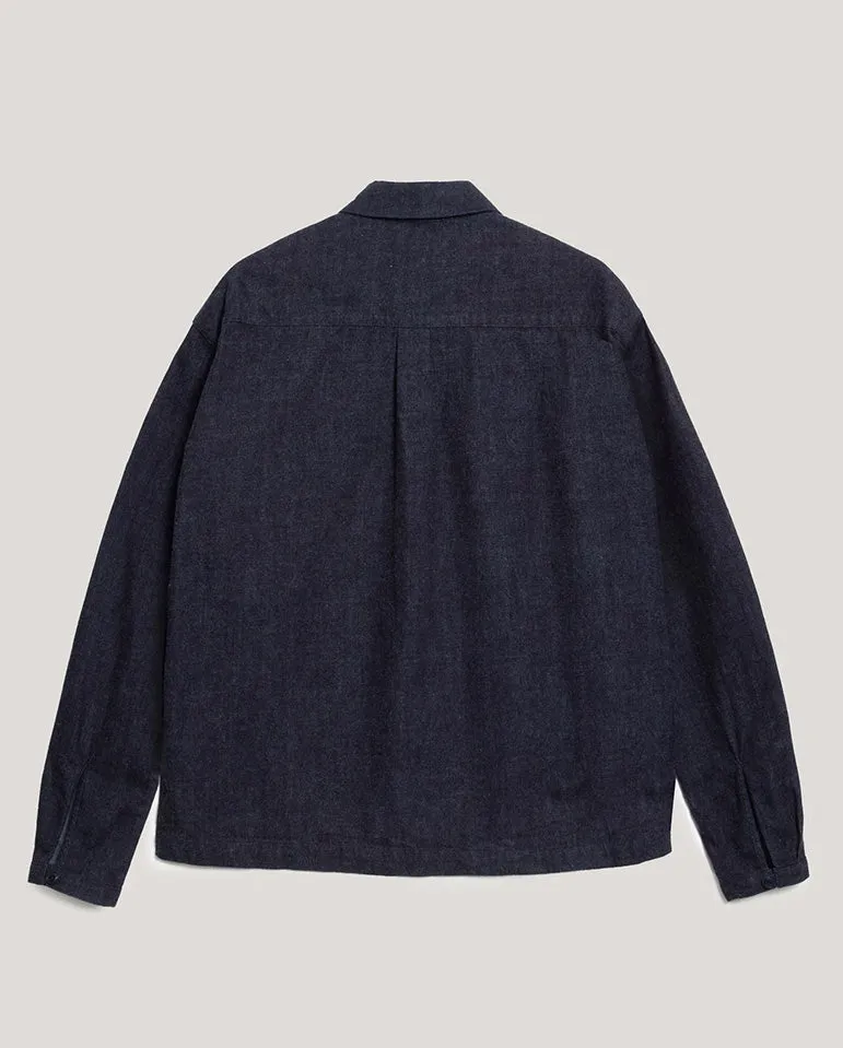 Marianne L/S Shirt Indigo dyed