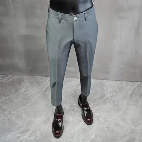 Men's Business Formal Wear Pants – Slim-Fit Office Suit Pants, Party Dress Pants