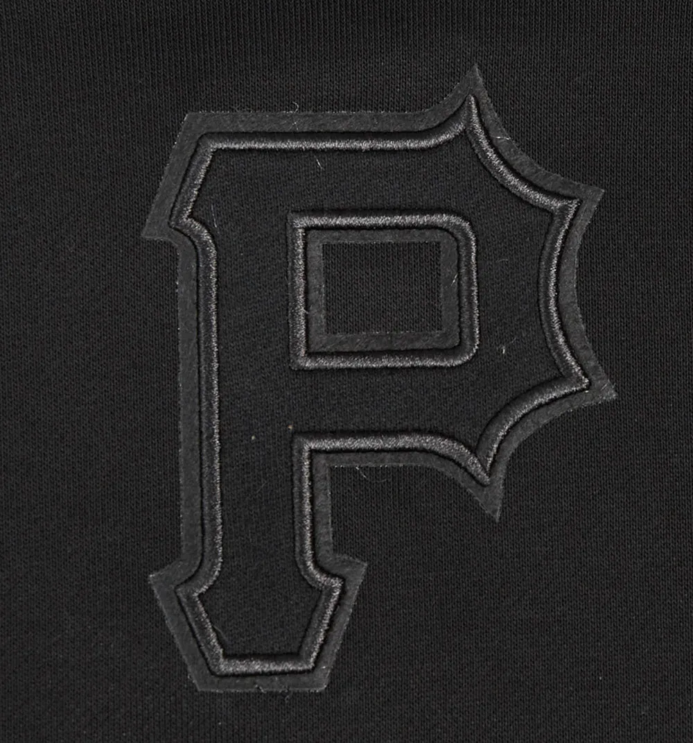 MLB PITTSBURGH PIRATES NEUTRAL WOMEN'S CROPPED PO HOODIE (BLACK)
