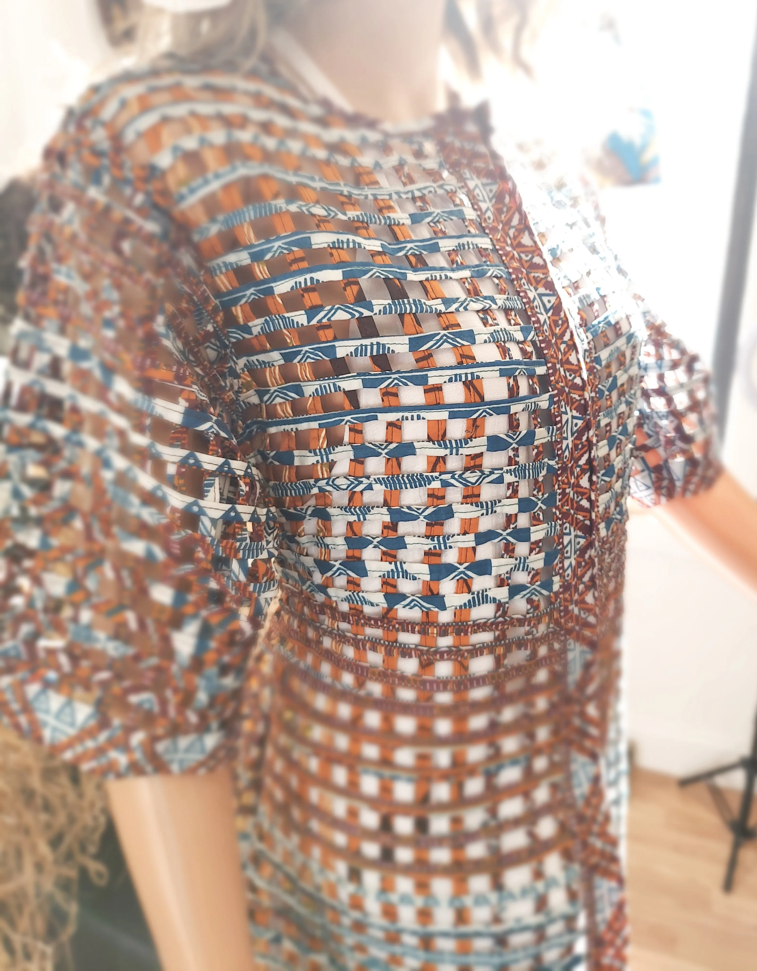 Netted 2pc pant Set