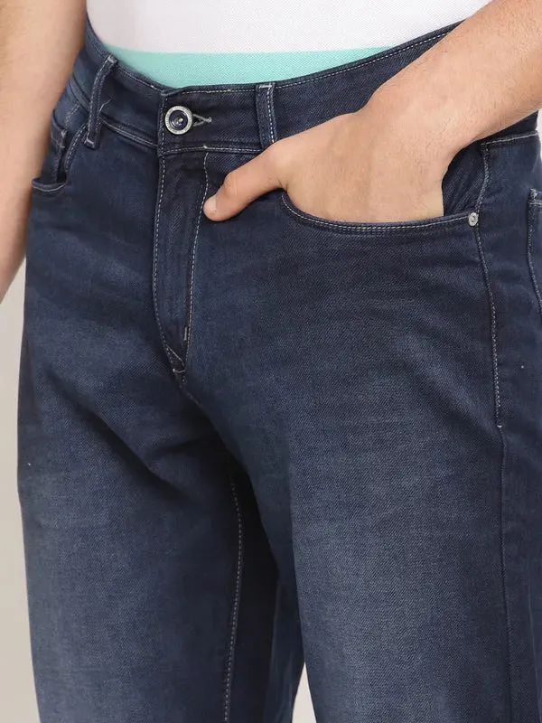 Octave Men Blue Light Fade Regular Fit Jeans