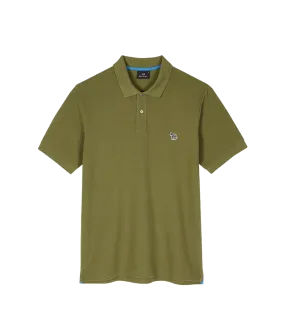 Organic Cotton Zebra Polo Shirt - Green