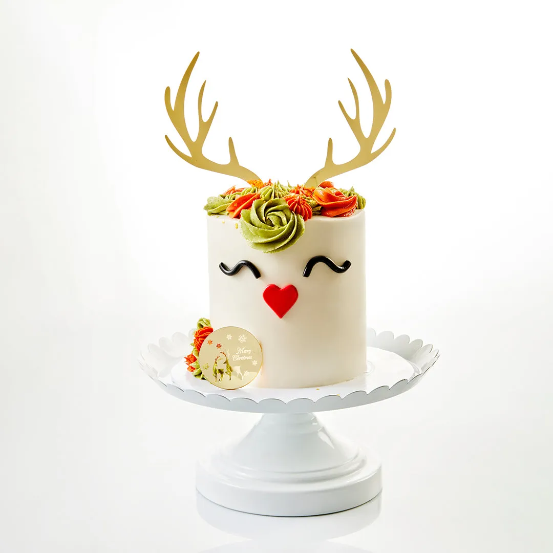 Plant Based Rudolph 3 Layer Cake