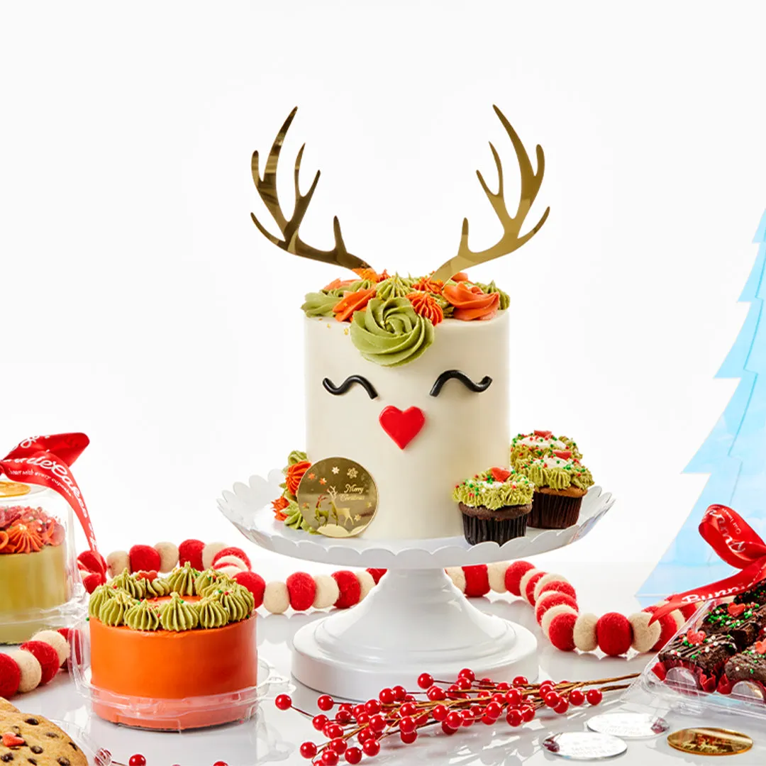 Plant Based Rudolph 3 Layer Cake