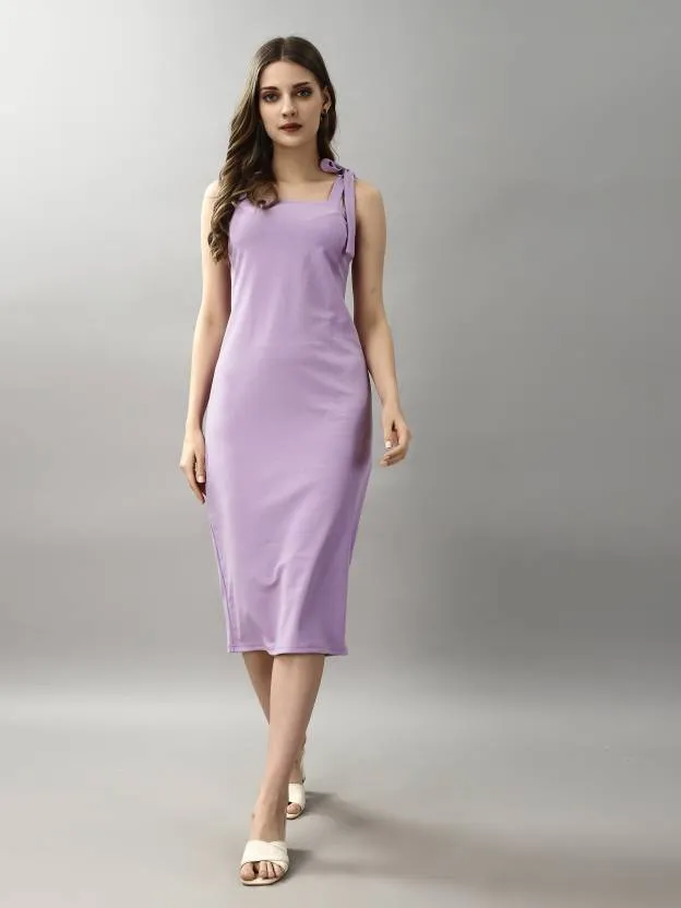 Purple Flawless Fit Bodycon Dress