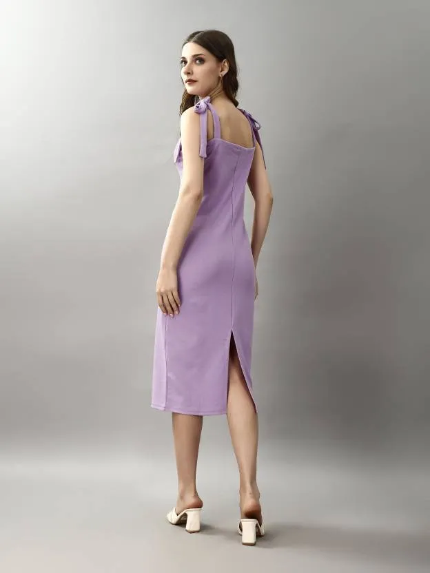 Purple Flawless Fit Bodycon Dress