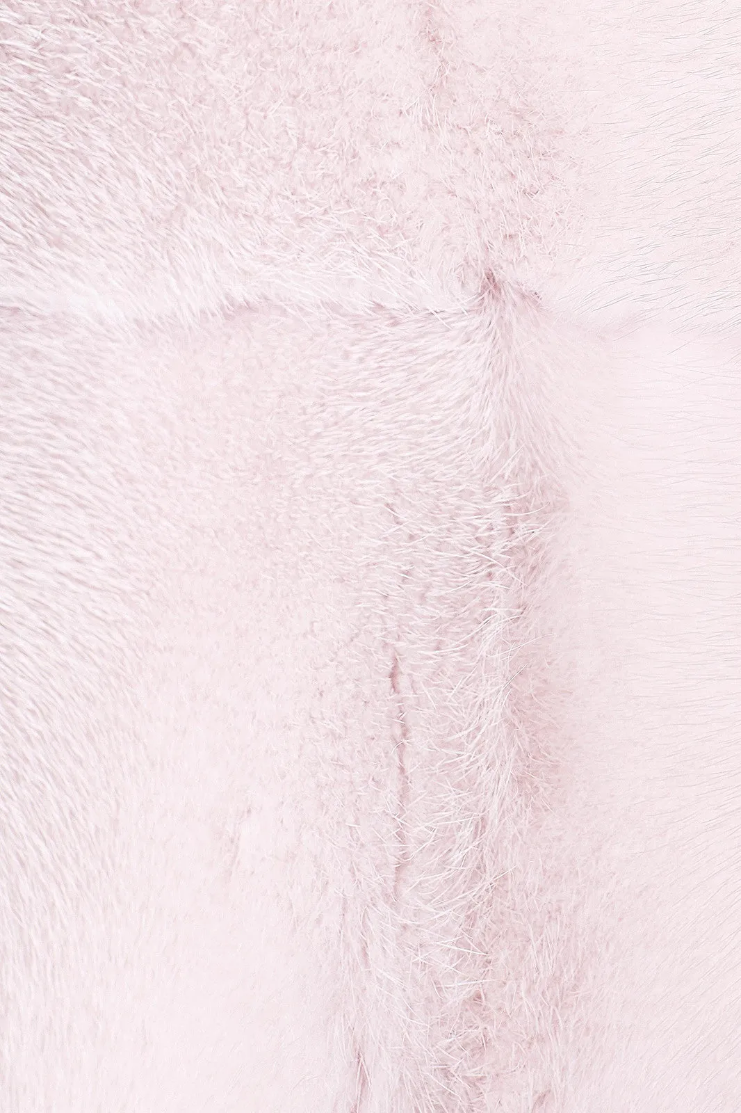 Sarah Mink Fur Jacket Acqua Di Rose