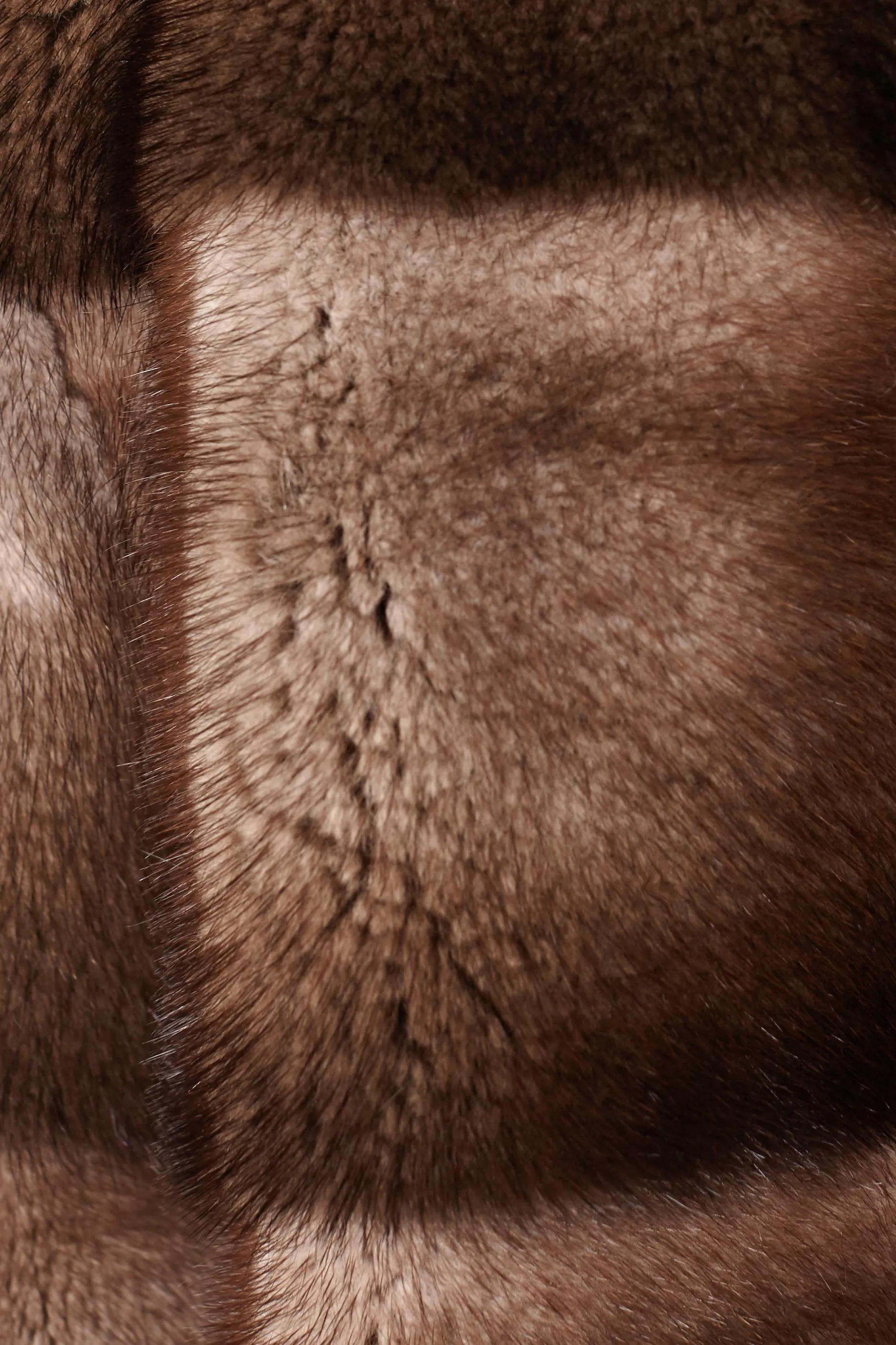 Sarah Mink Fur Jacket Bosco