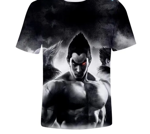 Suitable Fashion kyokushin Casual Sleeve 3D T shirt  3D t shirt