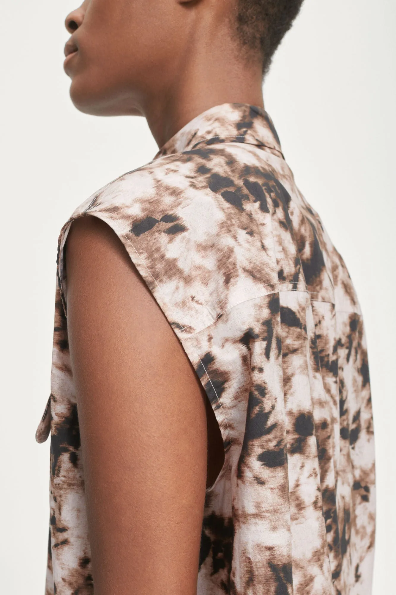 TEA SHIRT TOP - CAMO CLAY - SAMSOE