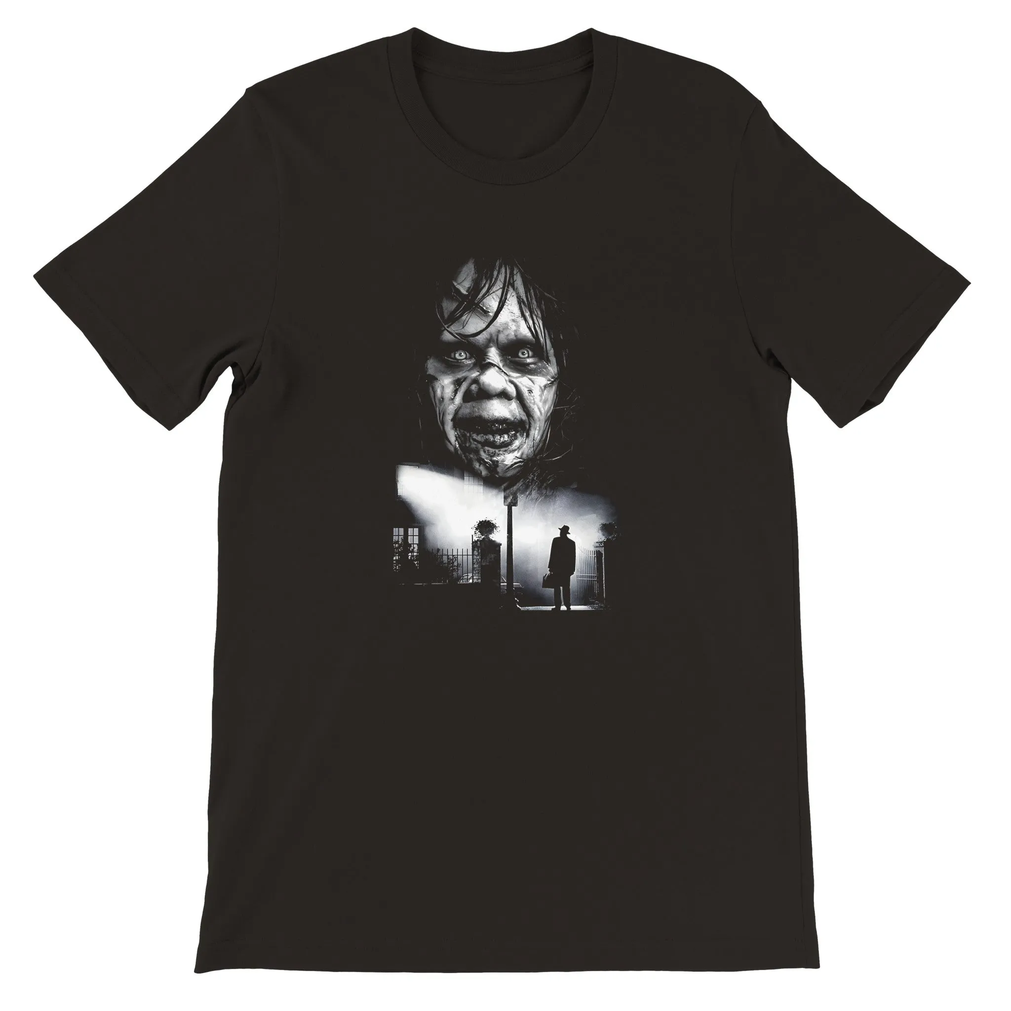 The Exorcist T-shirt -The Exorcist Poster Artwork - Premium Unisex T-shirt