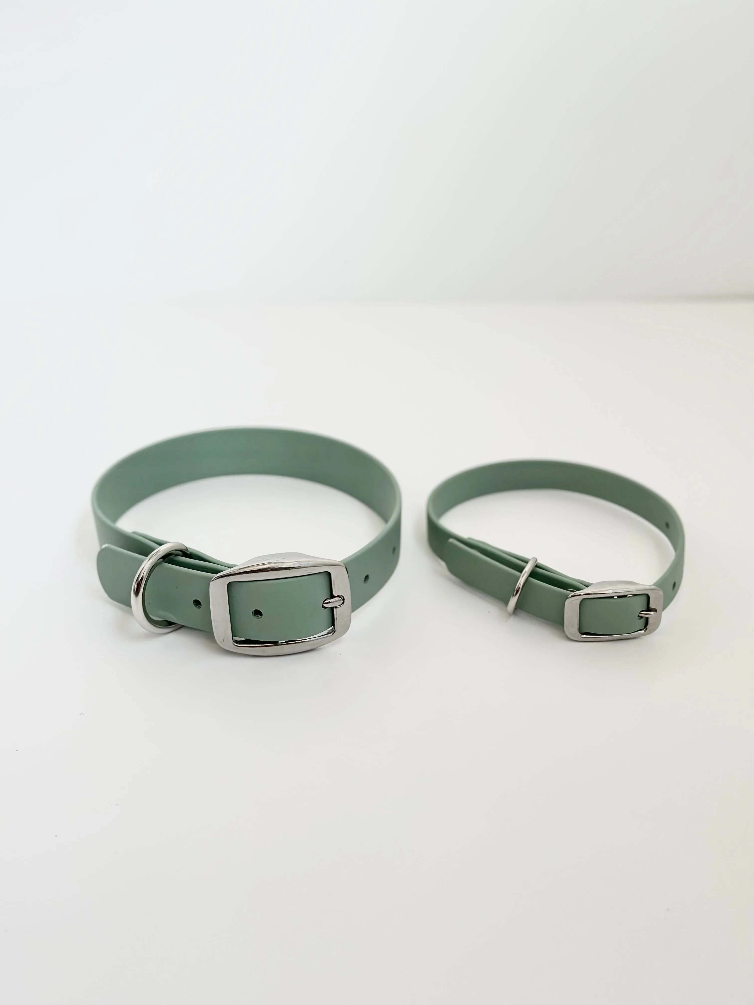 Walk By Good Boy - Biothane Collar - Sage